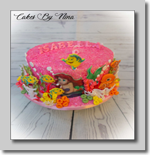 10" mermaid cake �115