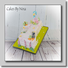 Princess Ruffle Cake - �225 - cupcakes �3.50 each