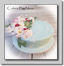 12" floral explosin cake - �265