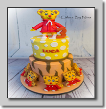 Daniel Tiger, rainbow cake - �225 cookies �5.50 each