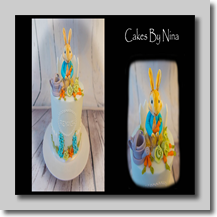 Peter Rabbit - tall 6" cake �165
